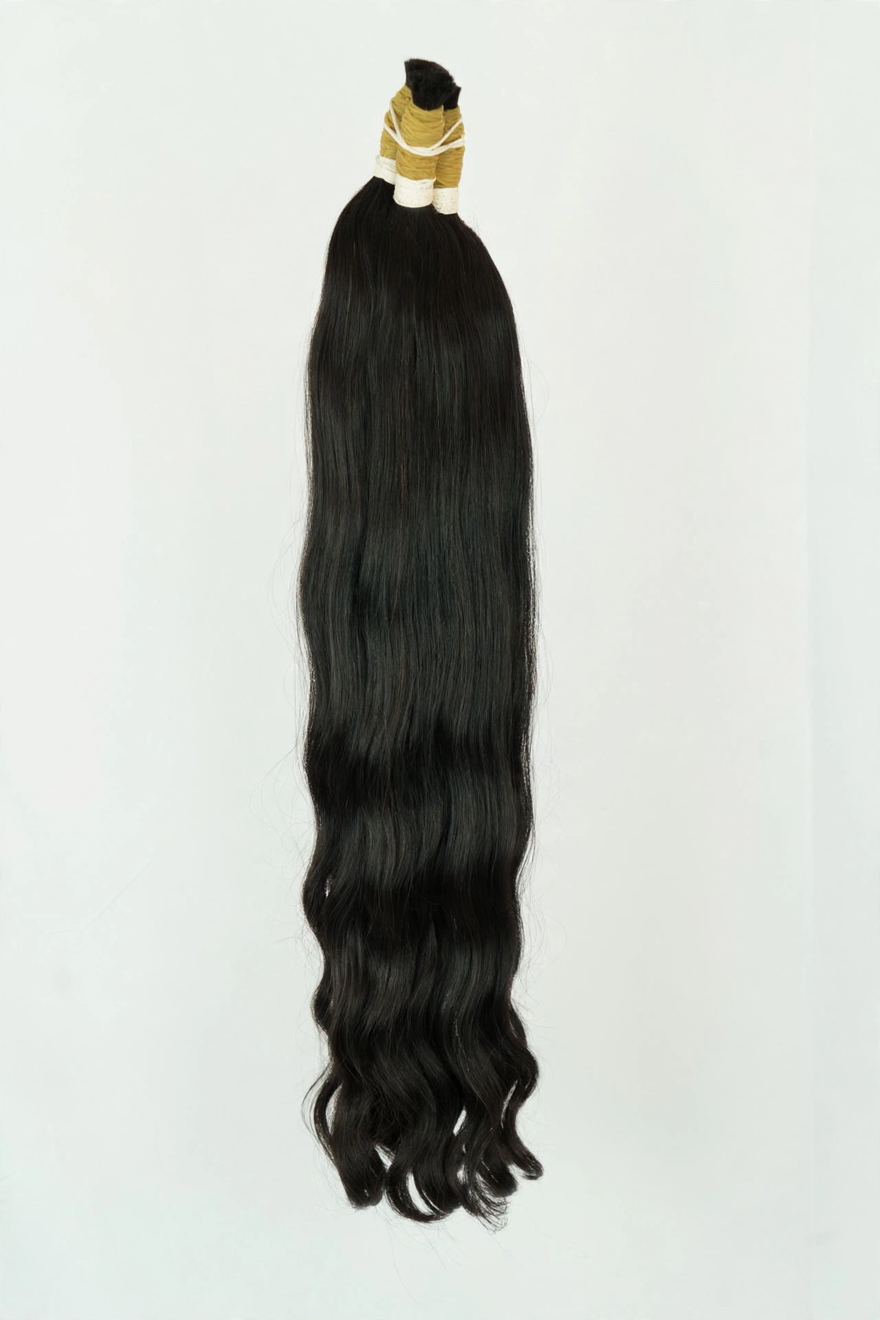 Cabelo humano vietnamita preto de 60 centímetros